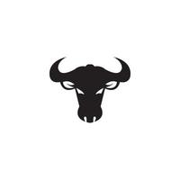 Bull horn logo and symbol template icons app vector