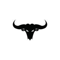 Bull horn logo and symbol template icons app vector