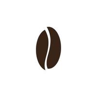 coffee bean icon vector illustration template