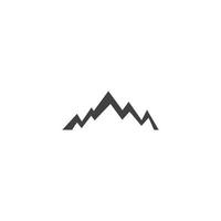 Mountain icon Logo Template Vector illustration design