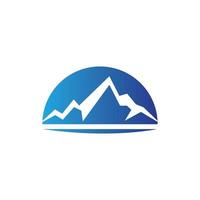 Mountain icon Logo Template Vector illustration design