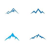 Mountain icon Logo Template Vector illustration design