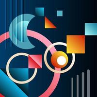 Abstract gradient geometric background 1 vector