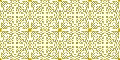 unique ethnic gold background vector
