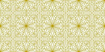 unique ethnic gold background vector