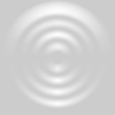 white background ripples of water drops