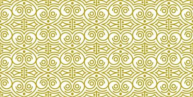 unique ethnic gold background vector