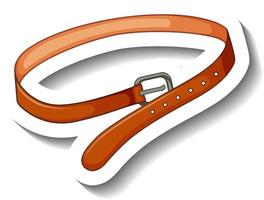Leather belt cartoon sticker