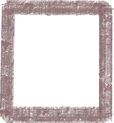 Brushed frame template. Isolated on white background vector illustration.