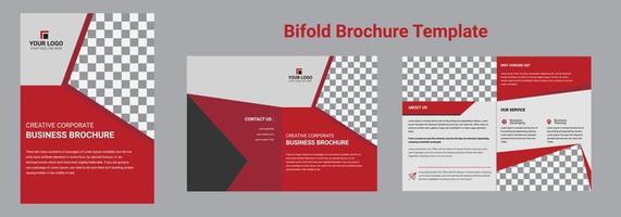 corporate business brochure template vector