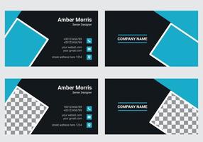 business card modern design vector