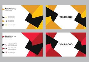 Professional and Creative Business Card Template vector