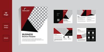 folleto de negocios corporativos profesionales o vector de plantilla de folleto
