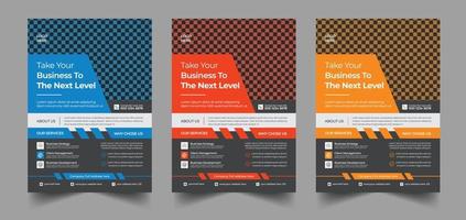 Corporate Flyer template, Business flyer design with creative look and creative flyer for business vector