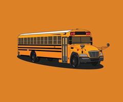 vector de autobús escolar