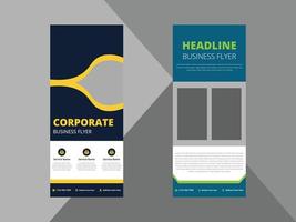 roll up banner design templates. business corporate roll up banner design ideas. poster leaflet brochure design ideas. cover, banner, poster, print-ready vector