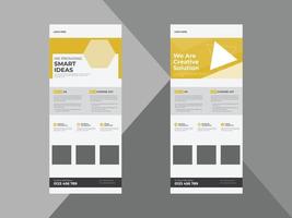 roll up banner design templates. business corporate roll up banner design ideas. poster leaflet brochure design ideas. cover, banner, poster, print-ready vector