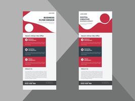 roll up banner design templates. business corporate roll up banner design ideas. poster leaflet brochure design ideas. cover, banner, poster, print-ready vector