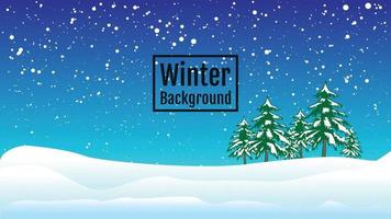 Winter Christmas sky with falling snow. Snowflakes, snowfall abstract background vector