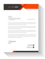 corporate modern business  letterhead design template with Red color. creative modern letter head design template for your project. letterhead, letter head, simple  business letterhead design. vector