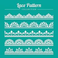Vintage lace pattern vector