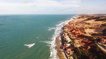 aerial view of the sea coast video