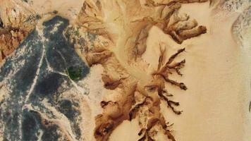 vista aerea del desierto rojo video