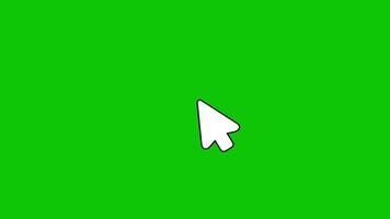 Computer cursor click on green screen free download video