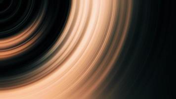bucle de círculo radial de resplandor colorido hipnótico abstracto. video
