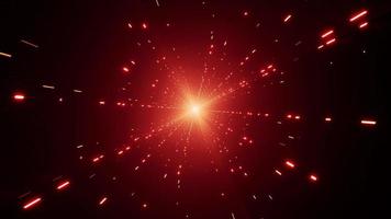 Glittering Red Light Space VJ Loop Background video