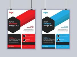 Creative Business FLyer Design. Modern Layout Design. Vector Design Template. 2 Page Flyer Design