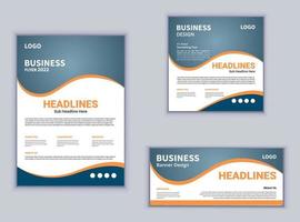 Flyer Banner or Social Media Template. Modern Layout Design. Vector Design. Creative Design. Business Template Design