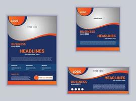 Flyer Banner or Social Media Template. Modern Layout Design. Vector Design. Creative Design. Business Template Design