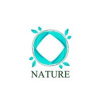 leaf nature logo and symbol for sign environment industry vector