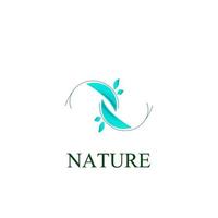 leaf nature logo and symbol for sign environment industry vector