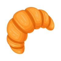 croissant, bollo. icono de panadería o menú. ilustración vectorial vector