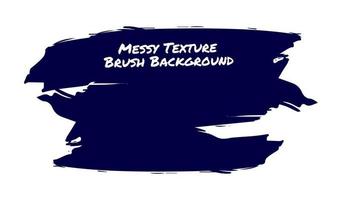 Messy texture brush background vector