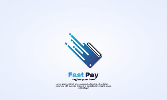 vector idea Fast Pay Digital Electronic Transaction Logo Symbol Icon illustration