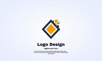 creative digital video logo design template vector