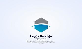 pro bridge secure logo design template vector