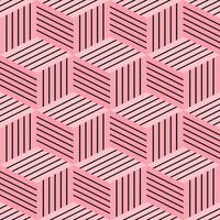 Patrón de fondo rosa hexagonal para proyectar en diversos materiales como bolsos, pañuelos, fundas de teléfonos móviles, vidrio, etc. vector