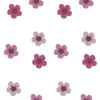 purple flowers background pattern vector