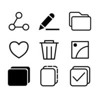 mobile or web communication tool icon vector