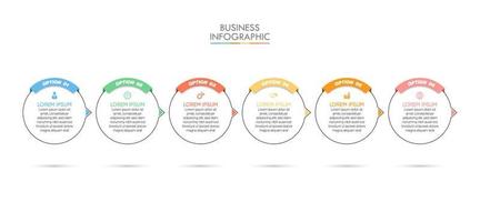 Presentation business infographic template vector