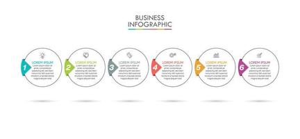 Presentation business infographic template vector