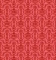 RED BACKGROUND WITH VECTOR VINTAGE FLORAL PATTERN
