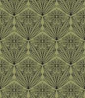 OLIVE BACKGROUND WITH VECTOR VINTAGE FLORAL PATTERN