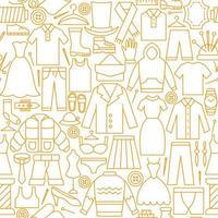 Clothes Line Seamless Pattern vector