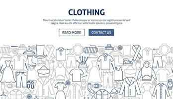 Clothing Banner Design vector