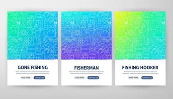 Fisherman Flyer Concepts vector